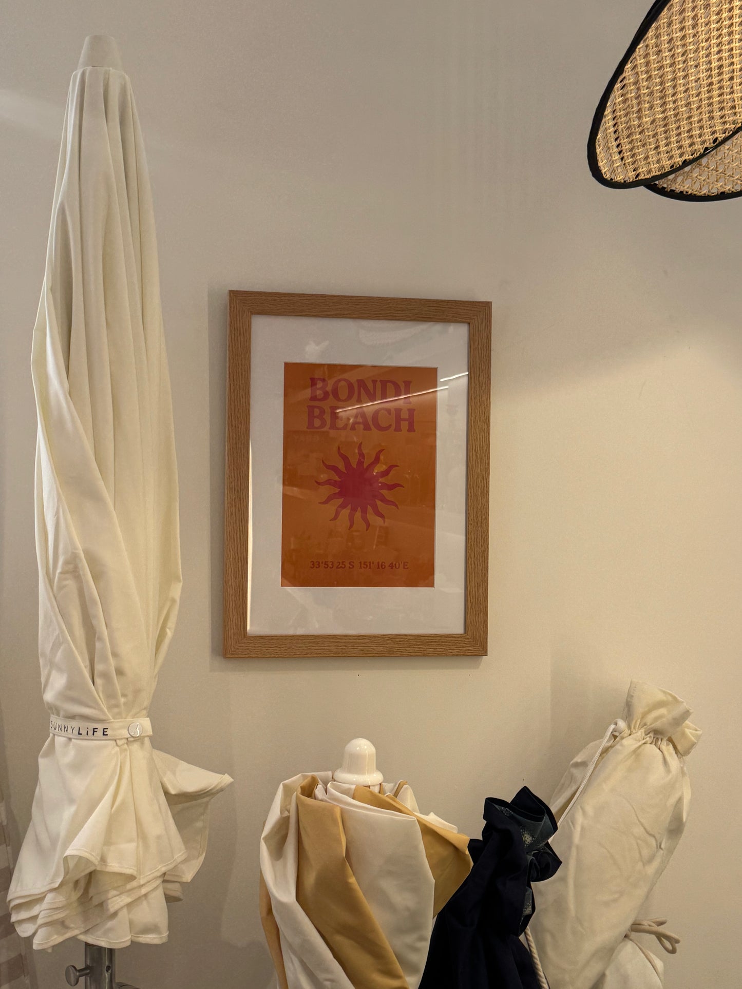 A4 Poster /Sunny Graphic Bondi