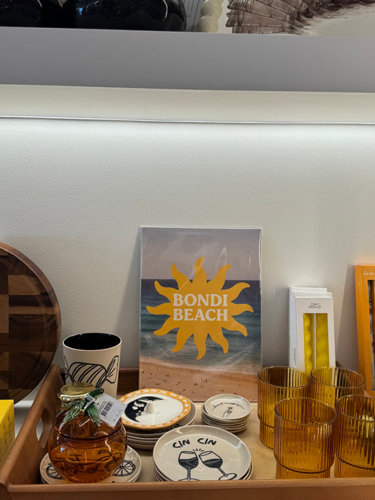 A4 Poster / Sunny Photo Bondi Beach