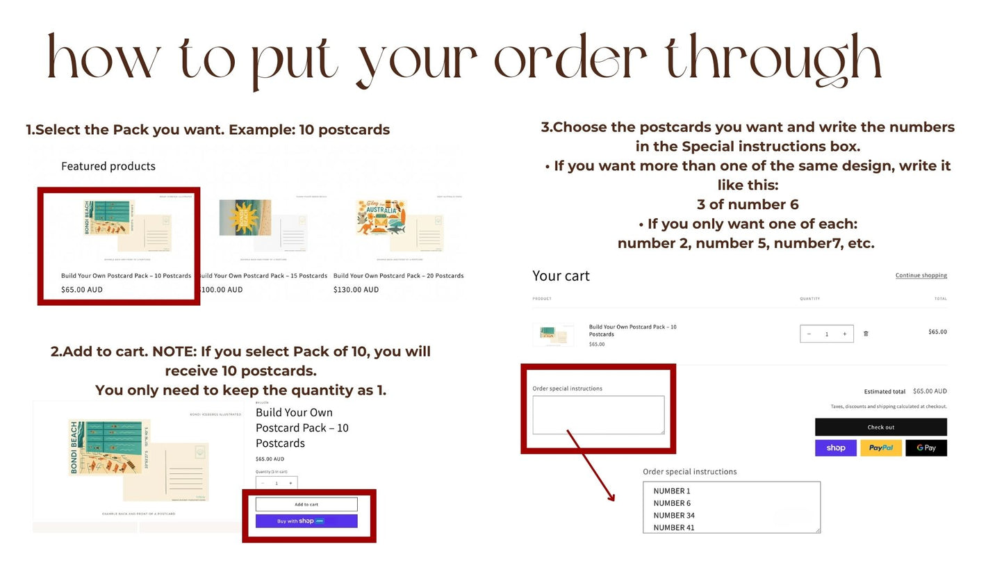 Build Your Own Postcard Pack – 10 Postcards